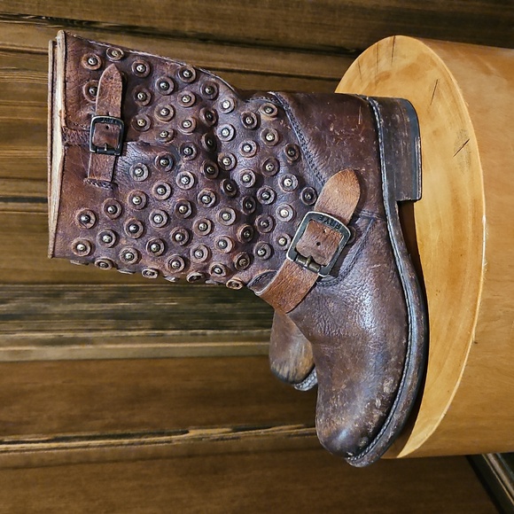 7.5 | Frye Boots Jenna Disc Short Cognac - Picture 2 of 16